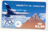 Telecarte KLM (10) Vliegtuig - Airplane -  Avion -Jet - Avions - Aérienne - Flugzeug RARE!! - Airplanes