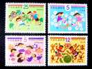 2001 TAIWAN Children Songs 4v - Unused Stamps