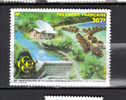 395 OB POLYNESIE "BARRAGE VILLAGEE"  37/12 - Used Stamps