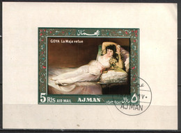 Adschman / Ajman  - Block 118 Gestempelt - Miniature Sheet Used (G221) - Nudi