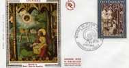 ANDORRE FIRST DAY COVER PREMIER JOUR RETABLE DE LA CHAPELLE DE SAINT JEAN DE CASELLES - FDC