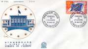 FRANCE SERVICE FIRST DAY COVER PREMIER JOUR DRAPEAU - Briefe U. Dokumente