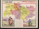 CHROMOS..LES REGIONS FRANCAISE......." LA REGION LYONNAISE ET SES ALENTOURS "...PUB PRODUITS DU LION NOIR...‹(•¿•)› - Other & Unclassified