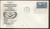 Fde24  Fdc United Nations International Cooperation Year 1965 - Other & Unclassified