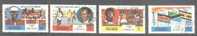 Uganda Satz Gestempelt / Set Used (G282) - Verano 1976: Montréal