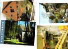 4 Water Mill Postcards - 4 Carte De Mouilin A Eau - Water Mills