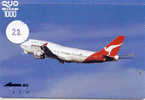 Avions Sur Telecarte Japon (22) Flugzeuge QANTAS Vliegtuig Aeroplani Airplane Aeroplanos ??? - Aviones