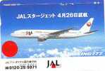 Avions Sur Telecarte Japon (81) Flugzeuge Vliegtuig Aeroplani Airplane Aeroplanos ??? - Avions
