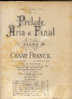 LIV302 - CESAR FRANCK - PIANO, éditées En 1903 - Musique