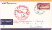 Helicopter S.O.S. Flight, Germany-Stuttgart Flughafen, Cacheted Cover 1978 - Hubschrauber