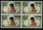 Timbres Bloc De 4  Organisations >  Scoutisme Grenadines Fille Girl Guides Papillon - Autres & Non Classés