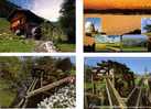 4 Carte De Moulin- 4 Water Mill Postcards - Wassermühlen