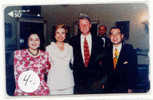 President CLINTON On Phonecard Japan (4) - Personnages