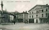 CPA 01 : MONTLUEL Place Carnot Animée - Montluel