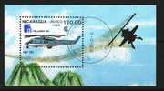 NICARAGUA 1988 / Mi: 2886, Bl. 180 / F 75. - Hélicoptères