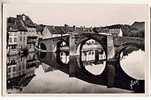 CPSM 12 ESPALION - Le Pont Vieux Et Le Lot - Espalion