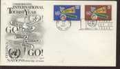 Fde78  Fdc United Nations 1967 International Tourist Year - Andere & Zonder Classificatie