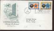 Fde84  Fdc United Nations 1968 Honoring The Secretariat - Other & Unclassified
