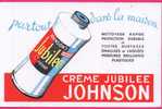 1122 - BUVARD - CREME JUBILLEE  JOHNSON  . - A