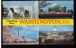 Jolie CP Etats Unis Amérique Greetings From Washington Multivue Maison Blanche Capitole ... CAD 22-10-1970 - Otros & Sin Clasificación