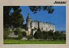 CPSM. JONZAC .LE CHATEAU ABRITE LA SOUS PREFECTURE . - Jonzac