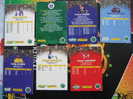 ERINOPHILIE/7  VIGNETTES/ LABELS /AUFKLEBER/ ETICHETTE/ ETIQUETAS /PANINI FOOT BALL - Altri & Non Classificati