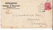 NSW005/ 1898 –  Printed Circular, Privatganzsache Robert B. Wallace, Newcalstl Nach Bremen, Germany – ( Circular) - Lettres & Documents