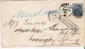 NSW006/ Ganzsache 1895 – Sydney-Alexandria-Sydney – Returbrief (unclaimed) - Lettres & Documents