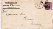 NSW012 / Privat-Circular 1896 – Aus Newcastle Nach Deutschland - Storia Postale