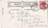 Vic040/ Australien Victoria,  Ballara, Ansichtskarte 1906 Nach NZ - Briefe U. Dokumente