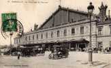 13 MARSEILLE Gare, Extérieur, Coté Arrivée, Attelages, Autobus, Ed NG 35, 192? - Quartier De La Gare, Belle De Mai, Plombières