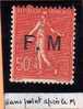 FRANCE: Franchise N° 6a ** - Military Postage Stamps