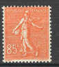 France 1924    N° 204 **   Y&T - 1903-60 Sower - Ligned