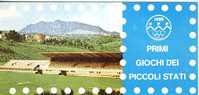 SAN MARINO 1985 PRIMI GIOCHI SPORTIVI DEI PICCOLI STATI: TIRO A VOLO CON CARABINA. CARNET MNH*** STRISCIA 10 FRANCOBOLLI - Tiro (armi)