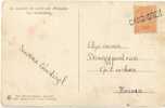 _R958: Prentkaart: N° 135: Met Lijnnaamstempel: GANSHOREN (= Noodstempel) - 1915-1920 Albert I