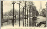 Paris 15 - Inondations 1910 - Le Quai De Grenelle - Tour Eiffel - Paris (15)