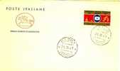 ITALIA FDC "CAVALLINO" 1969 FEDERAZIONE SOCIETA´ FILATELICHE ITALIANE - Autres & Non Classés