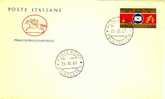 ITALIA FDC "CAVALLINO" 1969 FEDERAZIONE SOCIETA´ FILATELICHE ITALIANE - Altri & Non Classificati