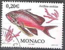 Monaco 2002 Yvert 2328 O Cote (2015) 0.20 Euro Poisson Cachet Rond - Used Stamps