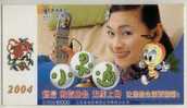Cartoon Honeybee,Bee,China 2004 Telecom Advertising Pre-stamped Card - Abeilles