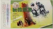 China 2000 Seasonal Greeting Postal Stationery Card Childhood Memory Bicycle - Cycling