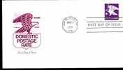 Fdc Usa 1981 Philatélie & Monnaies Domestic Postage Rate Aigle - Other & Unclassified