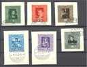 LIECHTENSTEIN, FAMOUS PAINTINGS TWO FULL SETS  1949, 52 BOTH F/VFU ON PIECES - Gebraucht