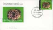 B1642 Oursin Polynesie Francaise 2002 FDC Premier Jour - Schaaldieren