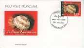 B1645 Oursin Polynesie Francaise 2002 FDC Premier Jour - Crostacei