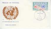 B1670 40 E Anniversaire De L ONU Wallis Et Futuna 1985 FDC Premier Jour - FDC