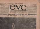 EVE 18 SEPTEMBRE 1927 - JOURNAL FEMININ - MODE - CASANOVA - CANADIENS - PUBLICITE ... - Informations Générales