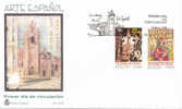 Espagne FDC 1999 " Retable Et Ornament " Art Espagnol Yvert 3198/9 - Musea