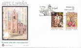 Espagne FDC 1999 " Retable Et Ornament " Art Espagnol Yvert 3198/9 - Museums