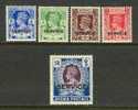 Burma OFFICIAL STAMPS #O16, O17, O18, O20, O24 Mint CV$ 27.25 - Birmania (...-1947)